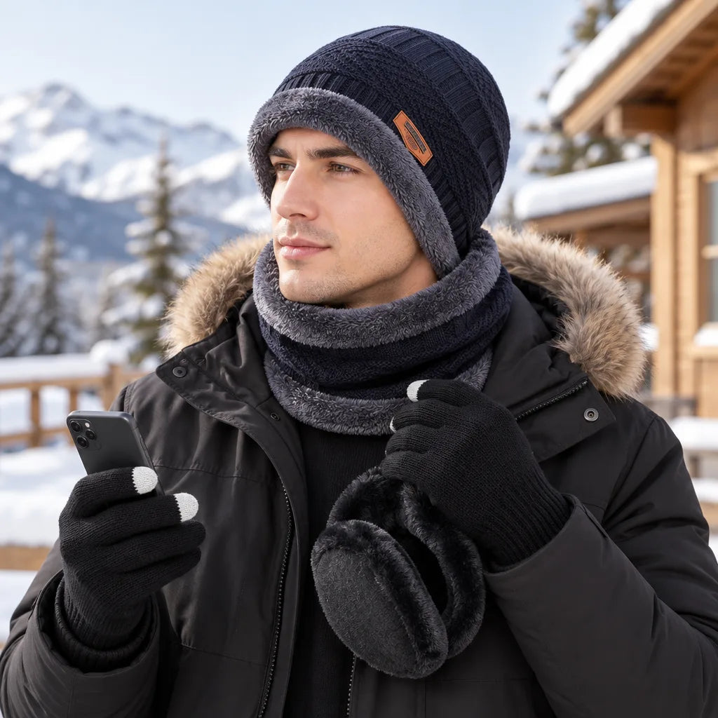 Bonnet écharpe gants | Neigeo